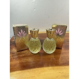 Lot If Two Vintage‎ Avon Pineapple Petite Charisma Cologne 1 oz Bottle w/Box